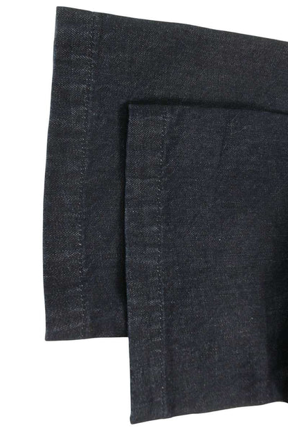 VANDY THE PINK Graphic Print Denim Pants Blue Size 28