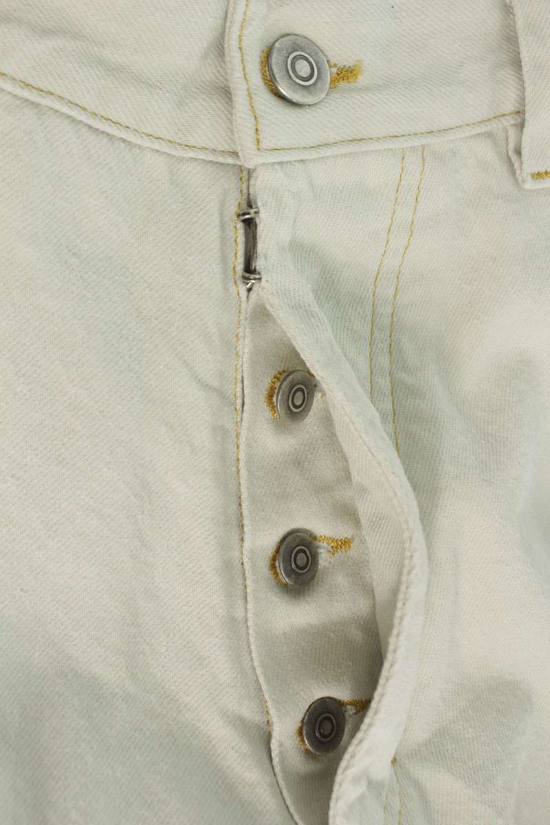 Maison Margiela 23SS Chalk Selvedge Utility Denim Size 32