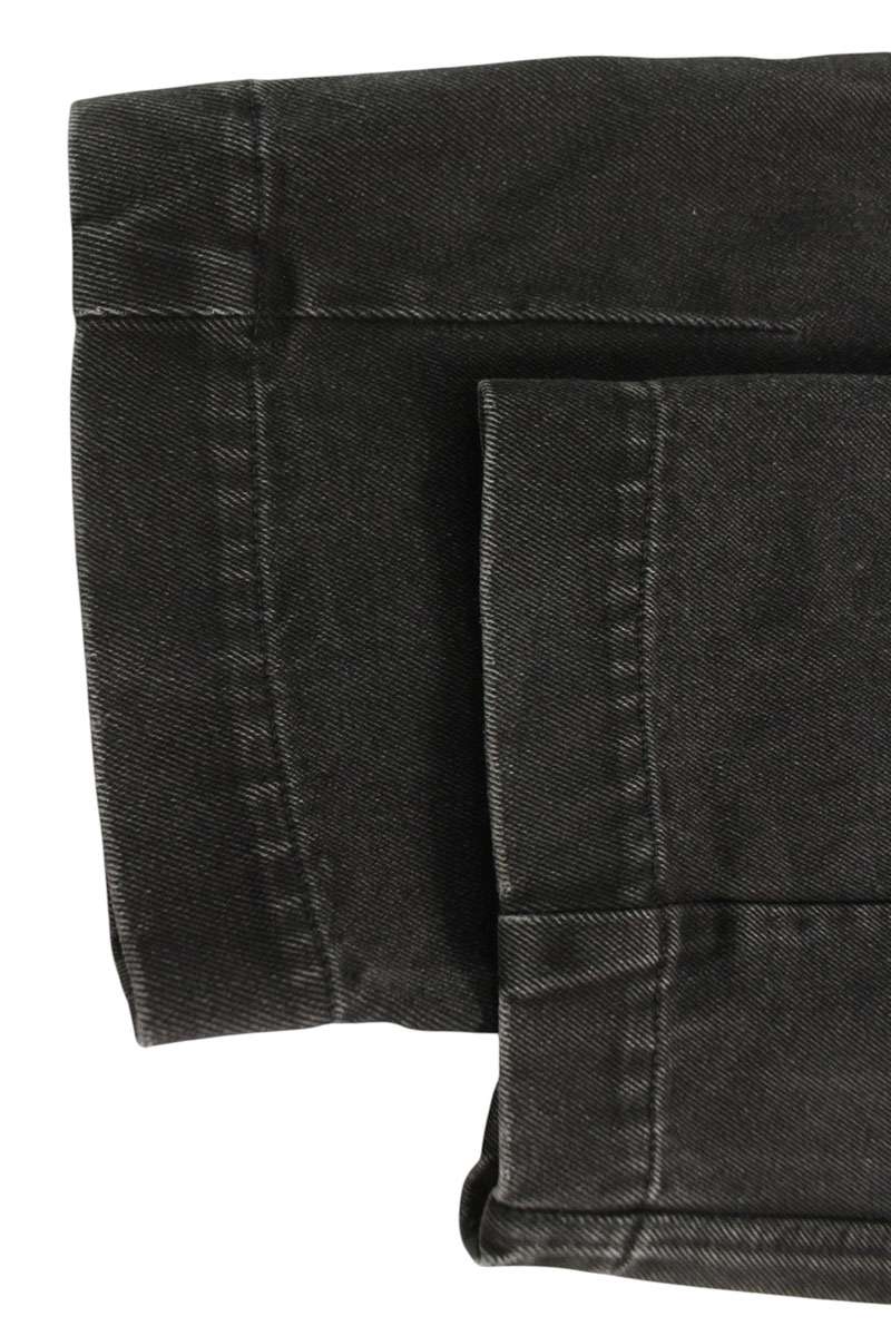 ANN DEMEULEMEESTER Wide Easy Denim Pants Black Size 28