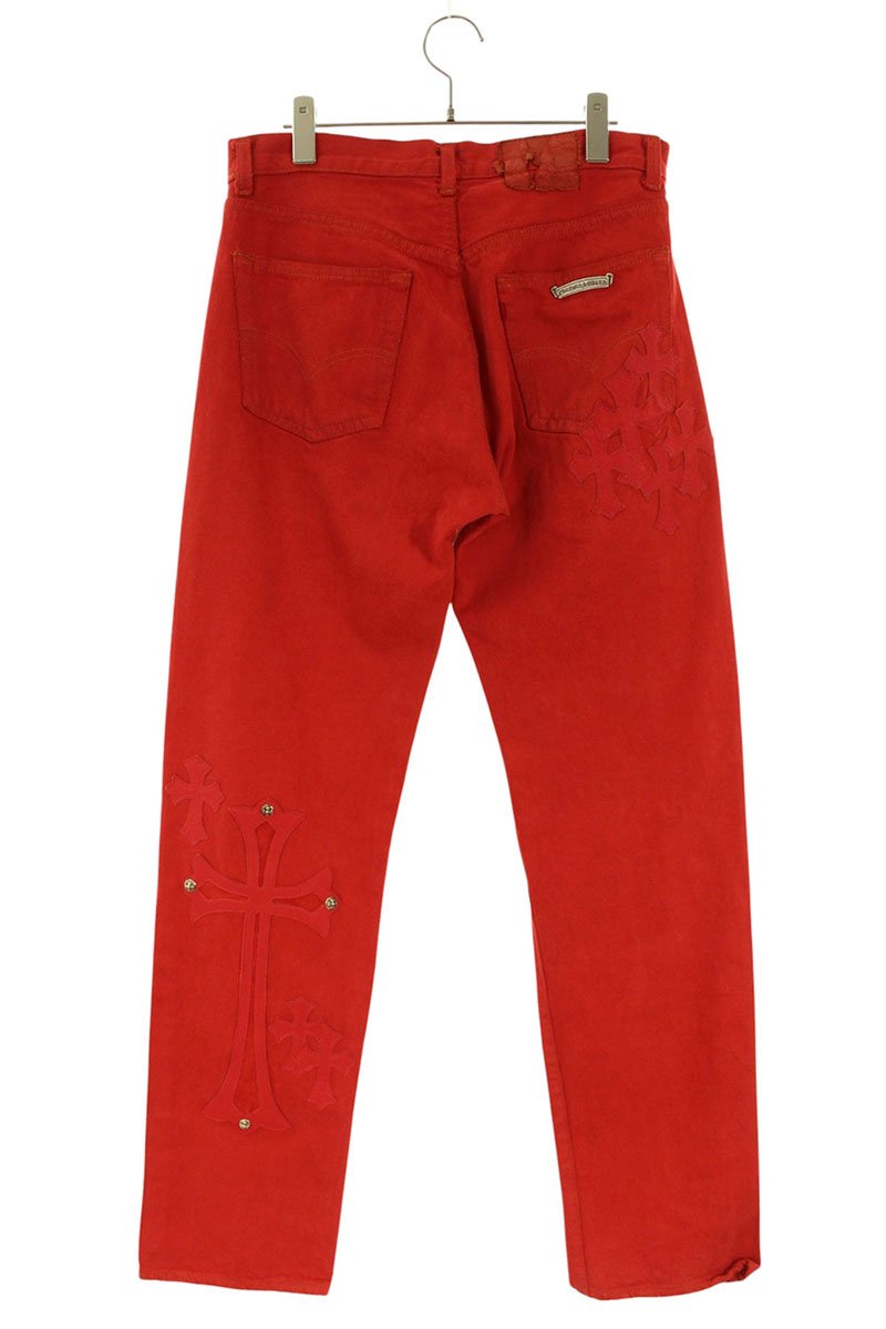 Chrome Hearts U VNTG RED TAB Large Cross 501 Jeans Size 31