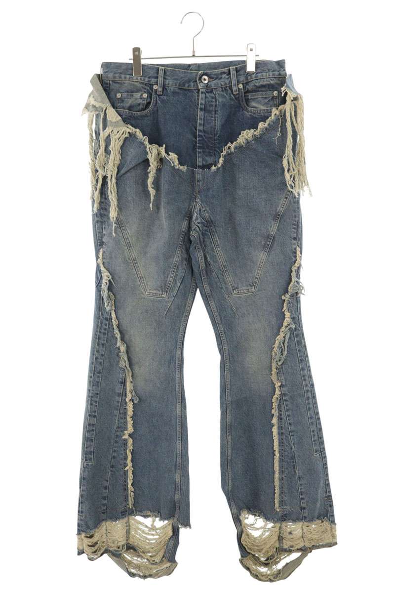 DRKSHDW 26SS SLIVERED BOOTCUT Denim Pants Blue Size 32