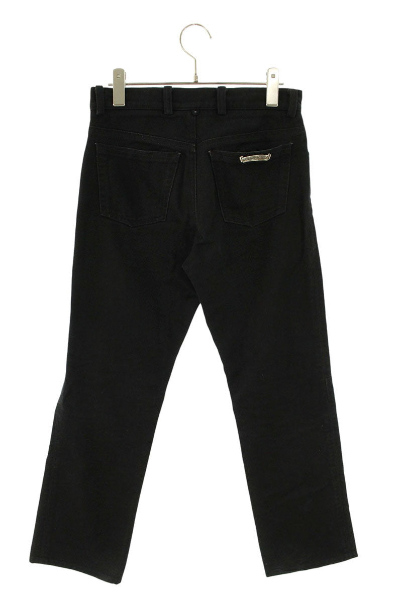 Chrome Hearts DNM PANTS BLK Flare Knee Stitch Denim Size 27