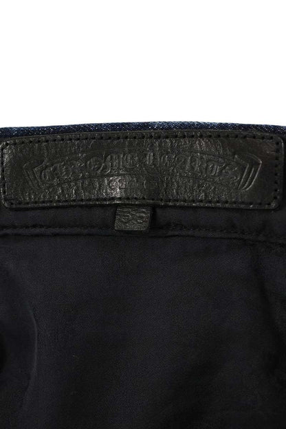 Chrome Hearts JEAN SL FLEURKNEE Cross Patch Jeans Size 36