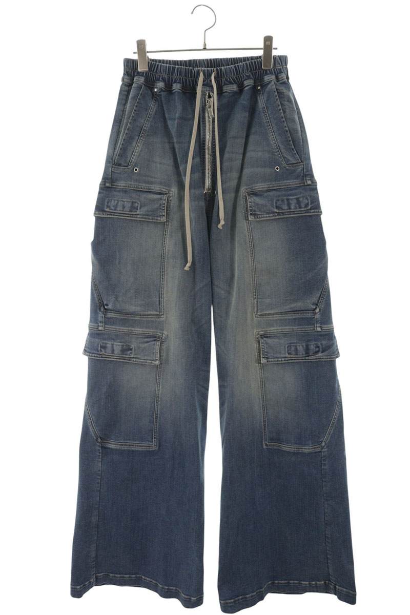 DRKSHDW Wide Cargo Jumbo Bella Denim Pants Blue Size 30
