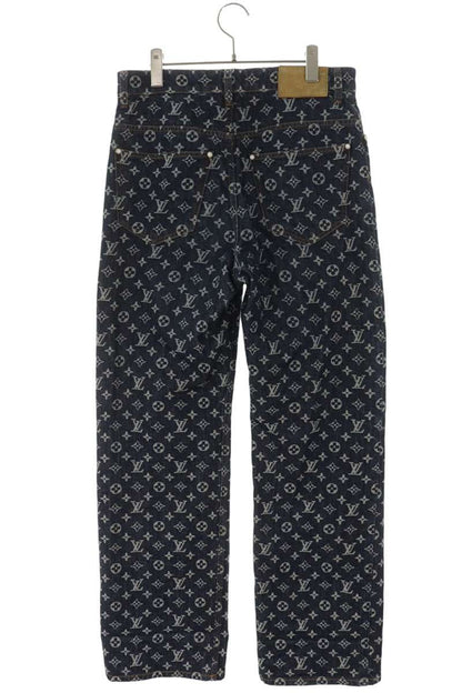 LOUISVUITTON 24AW Monogram Jacquard Denim Pants Size 27