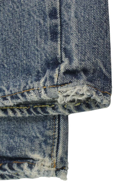 Chrome Hearts U VNTG JEAN BLU RED TAB Cross Patch Size 32