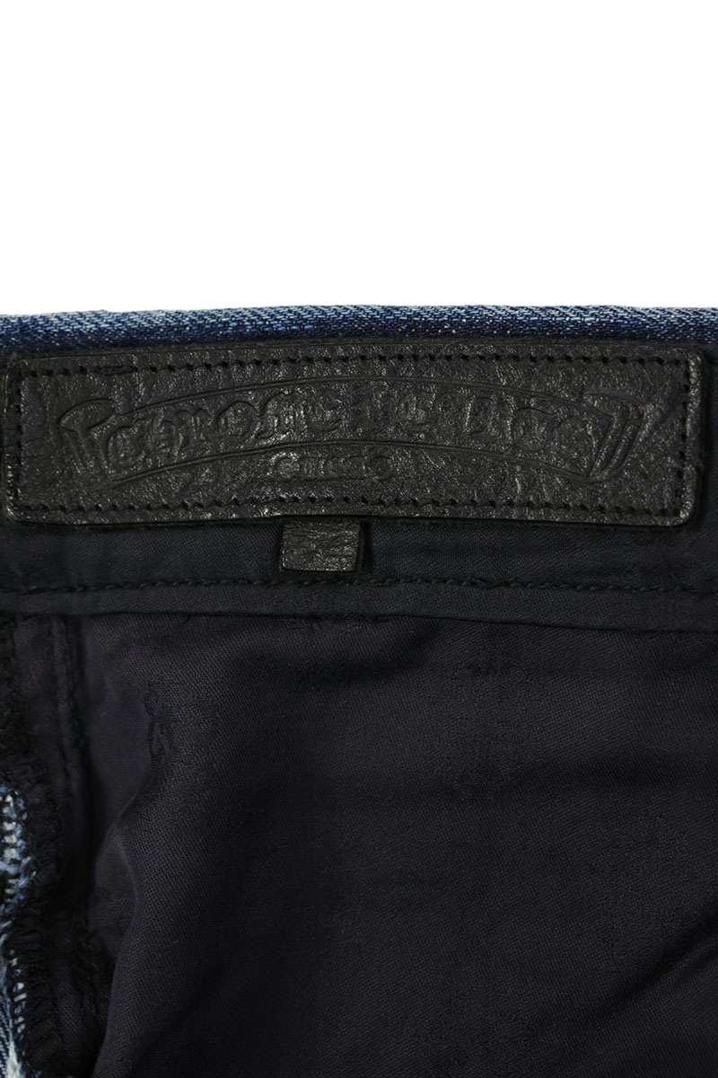 Chrome Hearts JEAN STRTLG FBRC Washed Cross Patch Size 34