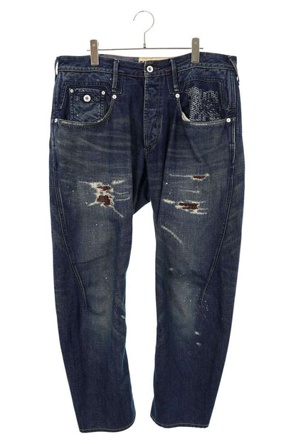 DENHAM CROSSBACK MIJ ORIGIN Paint Splatter Denim Size 33