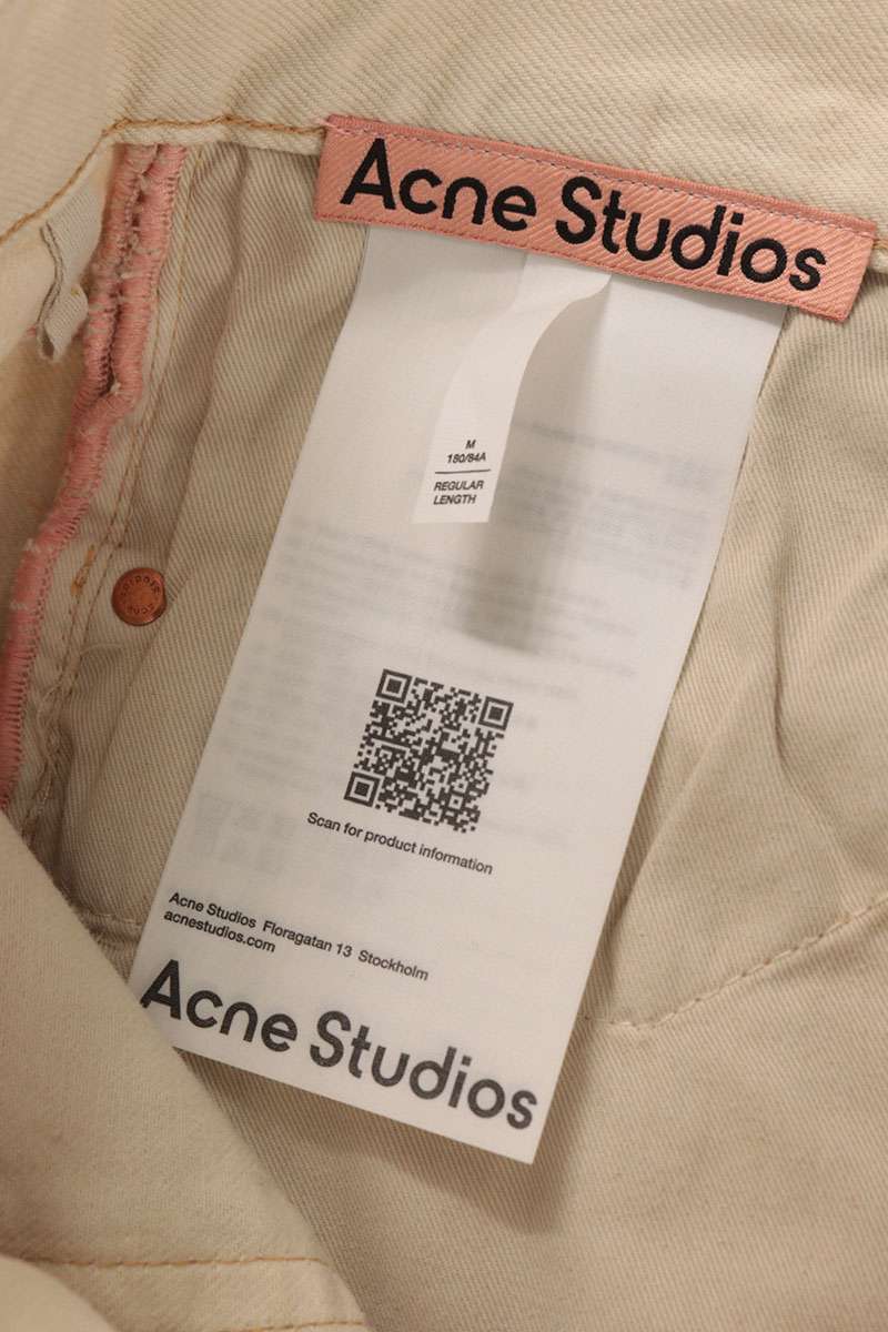ACNE STUDIOS 26SS B00464 Paint Splatter Flare Denim Size 32