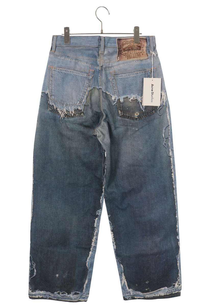 ACNE STUDIOS 26SS 1981 Trompe L'oeil Indigo Denim Size 30