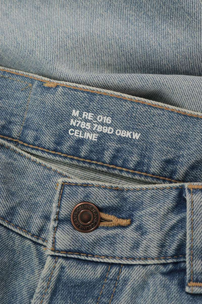 CELINE Washed Indigo Wesley Denim Pants Size 33