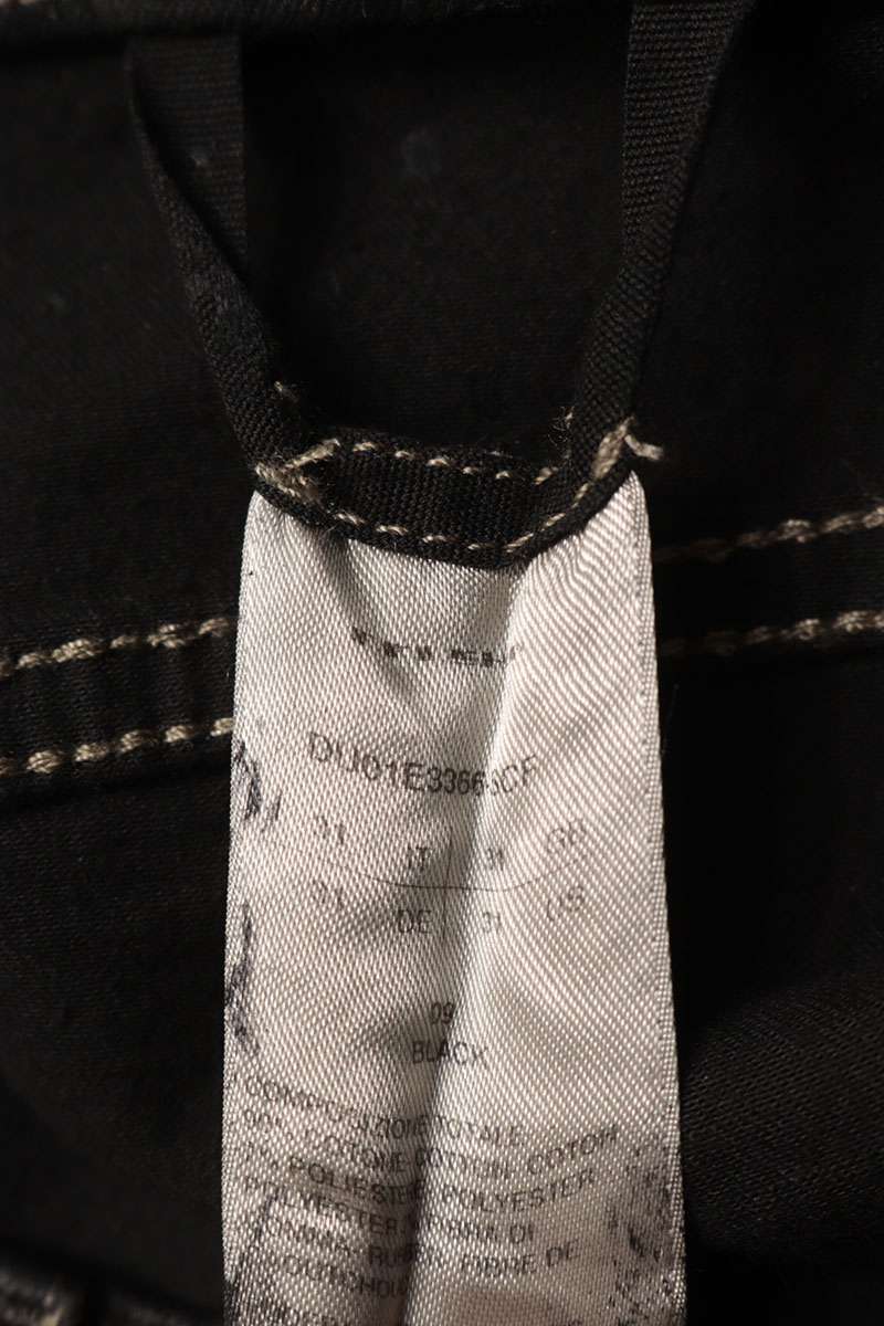DRKSHDW Coated Skinny Jeans Black Cotton Blend Size 31