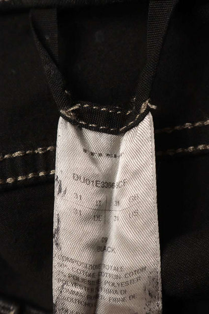 DRKSHDW Coated Skinny Jeans Black Cotton Blend Size 31