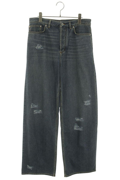 DIOR 26SS Distressed Baggy Indigo Denim Pants Size 31