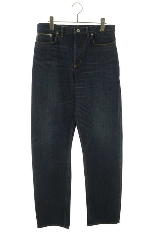DIOR 26SS Stitched Paneled Washed Indigo Denim Size 30