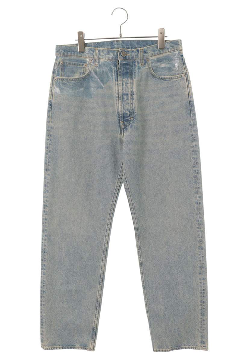 Maison Margiela 26SS Taped Washed Denim Pants Size 33