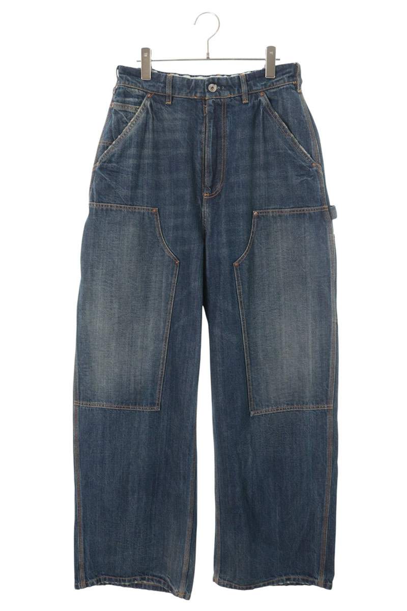 Maison Margiela Wide Leg Washed Denim Pants Size 34
