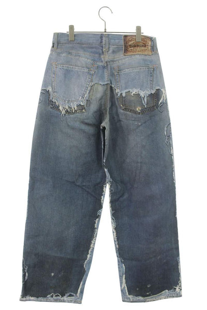 ACNE STUDIOS 26SS Trompe l'oeil Denim Pants Blue Size 32