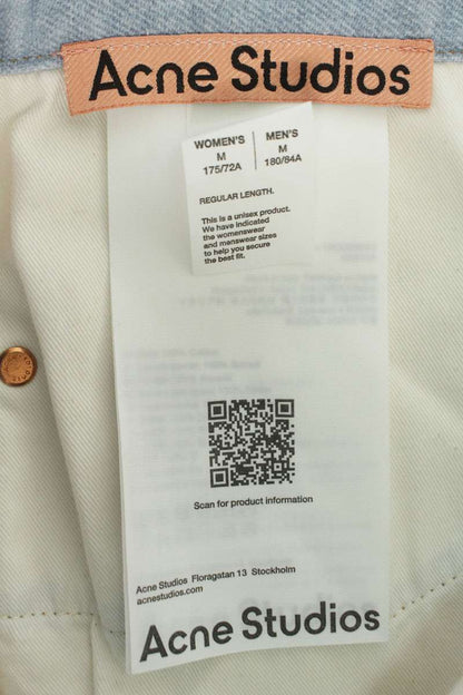 ACNE STUDIOS 26SS Trompe l'oeil Denim Pants Blue Size 32