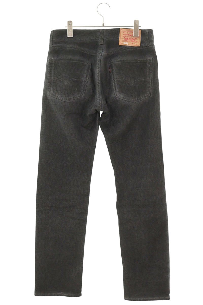 STUSSY x LEVI'S DYED JACQUARD JEANS Black Size 30