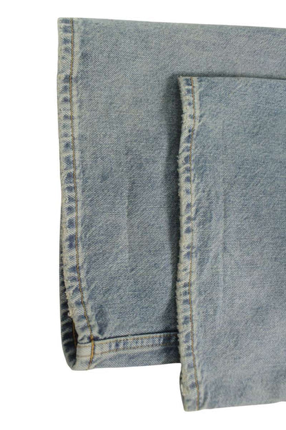 ACNE STUDIOS Vintage Distressed Baggy Denim Blue Size 28