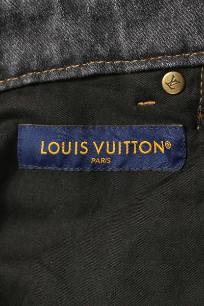 LOUISVUITTON 23AW Monogram Flower Jeans Gray Size 29