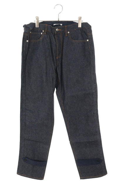 Sacai x A.P.C. Indigo/Navy Nylon Panel Rigid Denim Size M