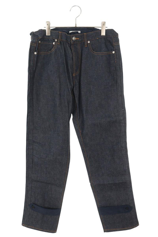 Sacai x A.P.C. Indigo/Navy Nylon Panel Rigid Denim Size M