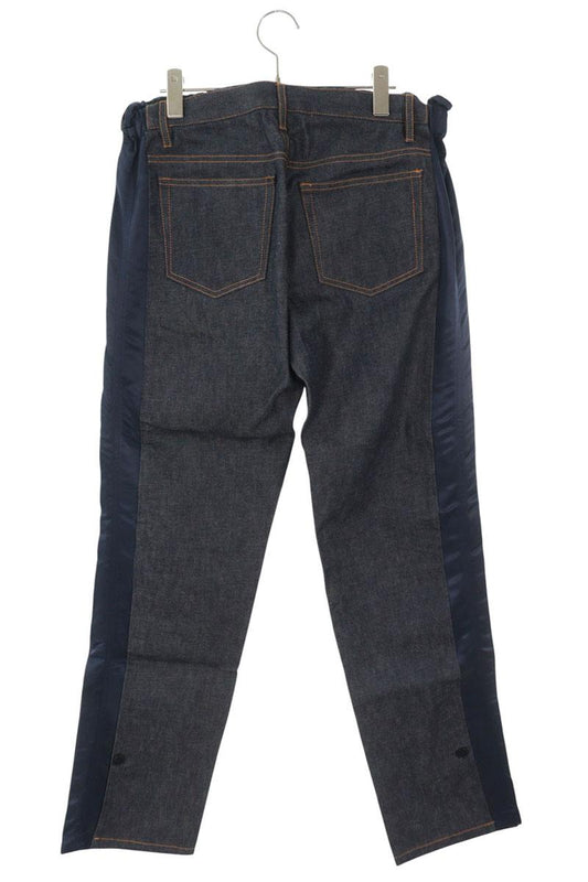 Sacai x A.P.C. Indigo/Navy Nylon Panel Rigid Denim Size M