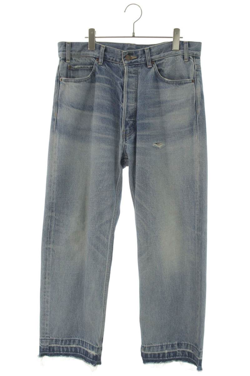 CELINE Indigo Cut-off Wesley Denim Pants Size 32