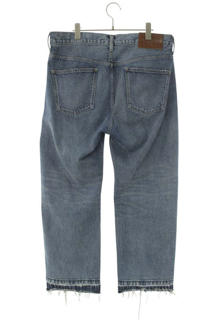CELINE Cotton Cut-Off Wesley Denim Pants Blue Size 32
