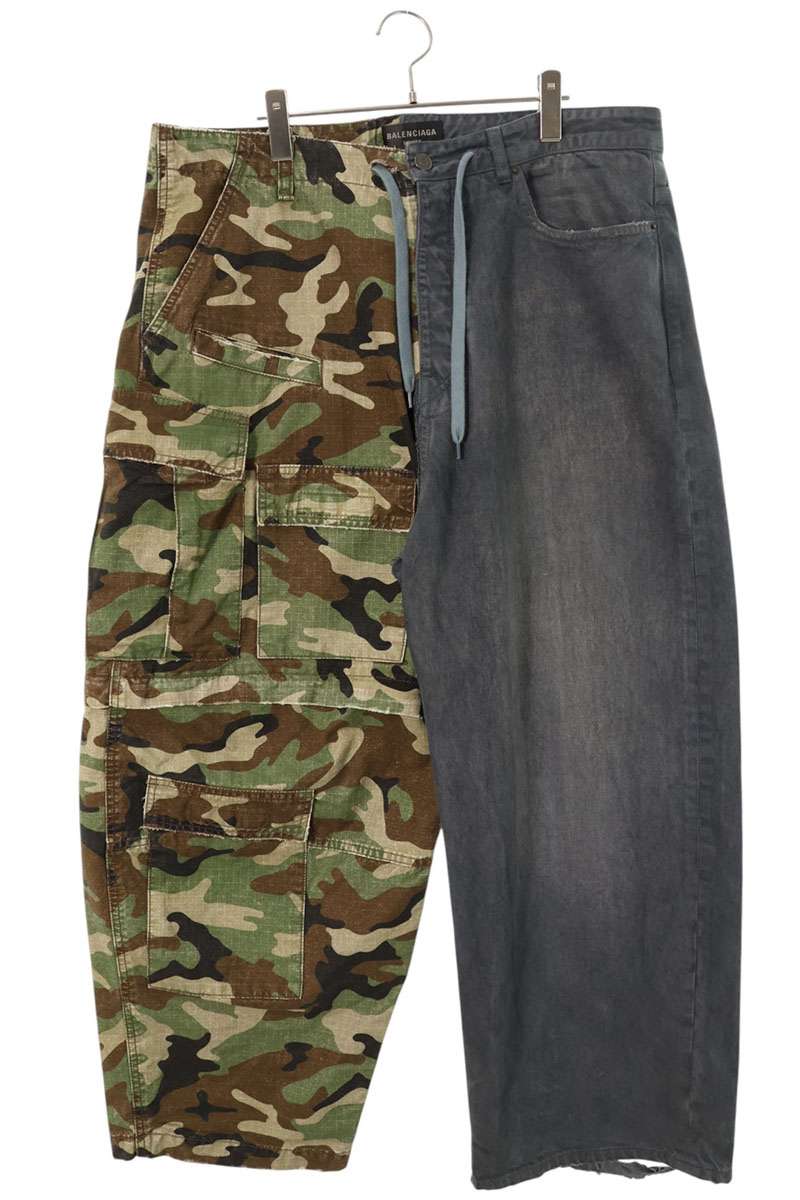 BALENCIAGA 24SS Hybrid Baggy Cotton Jeans Size S
