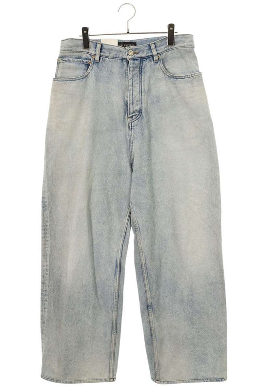 BALENCIAGA 24SS Size Sticker Wide Baggy Jeans Size XS