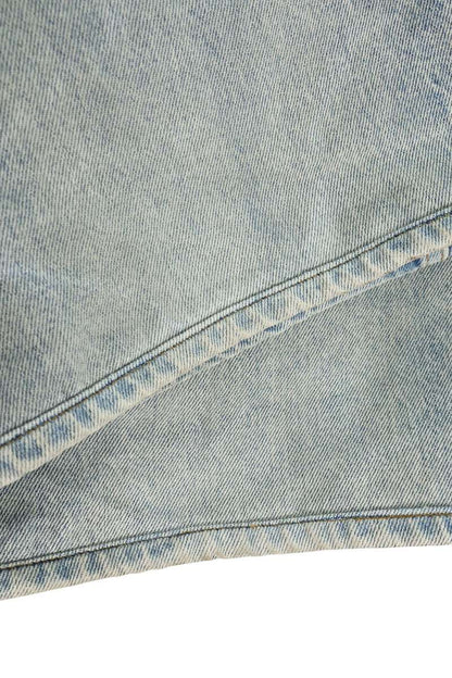 BALENCIAGA 24SS Size Sticker Wide Baggy Jeans Size XS