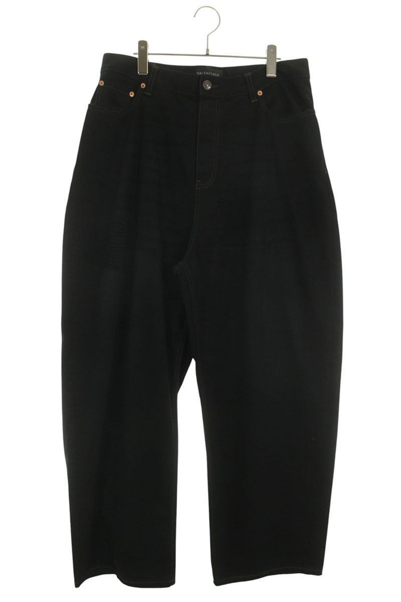 BALENCIAGA 22AW Damaged Large Baggy Jeans Size XS