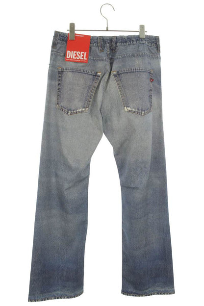 DIESEL Regular Mid-Waist Denim Pants Blue Size 30