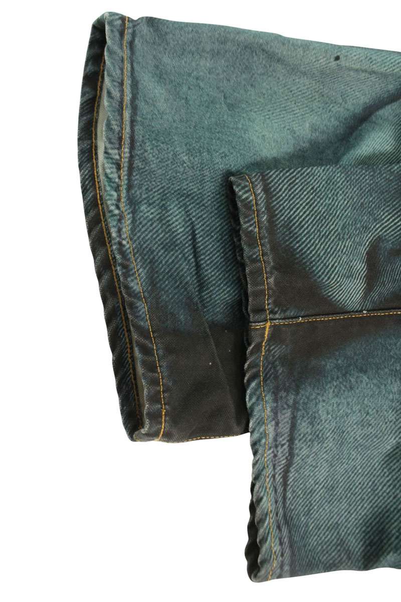 ACNE STUDIOS 25SS Trompe L'oeil Twisted Denim Orange Size 33