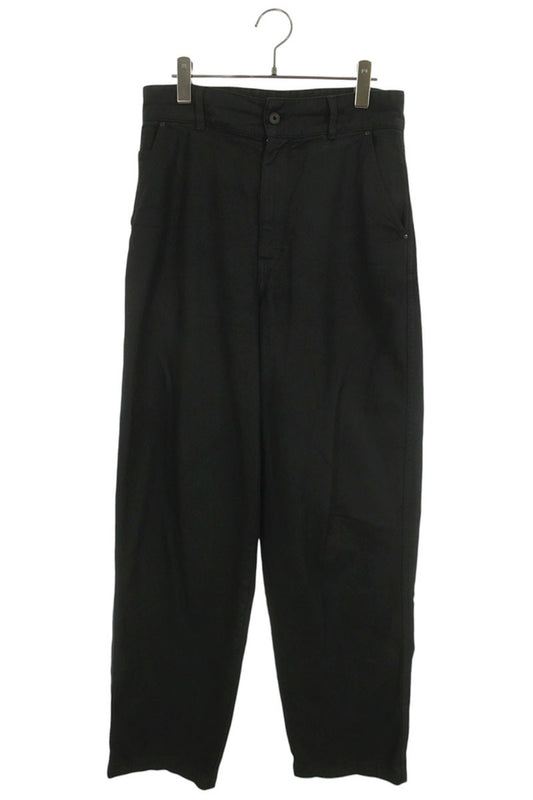 LEMAIRE Maxi Barrel Coated Denim Pants Black Size 32
