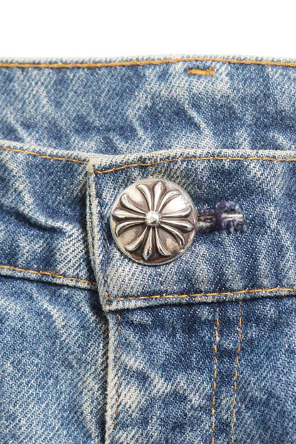 Chrome Hearts U VNTG 517 Cross Patch Washed Jeans Size 33