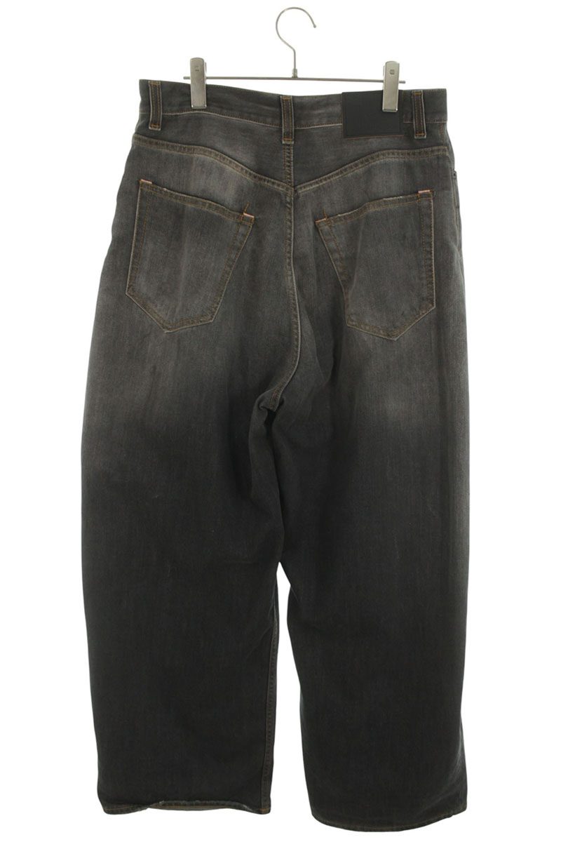 ACNE STUDIOS FN BLACK TRAFALGAR Paint Washed Baggy Size 34