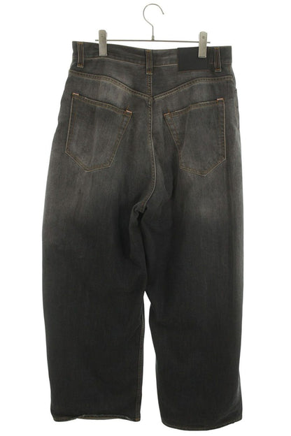 ACNE STUDIOS FN BLACK TRAFALGAR Paint Washed Baggy Size 34