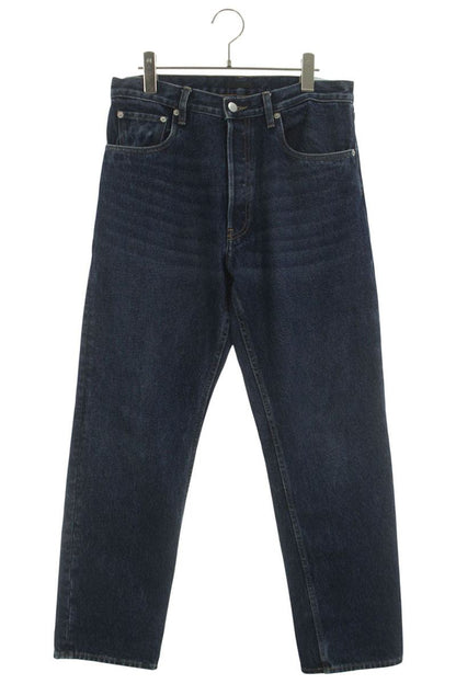 PRADA GEP358 Triangle Plate Back Denim Blue Size 31