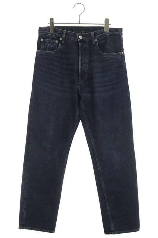 PRADA GEP358 Triangle Plate Back Denim Blue Size 31