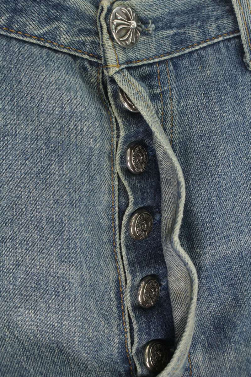 Chrome Hearts x GD Reconstructed Cross Patch Jeans Size 36