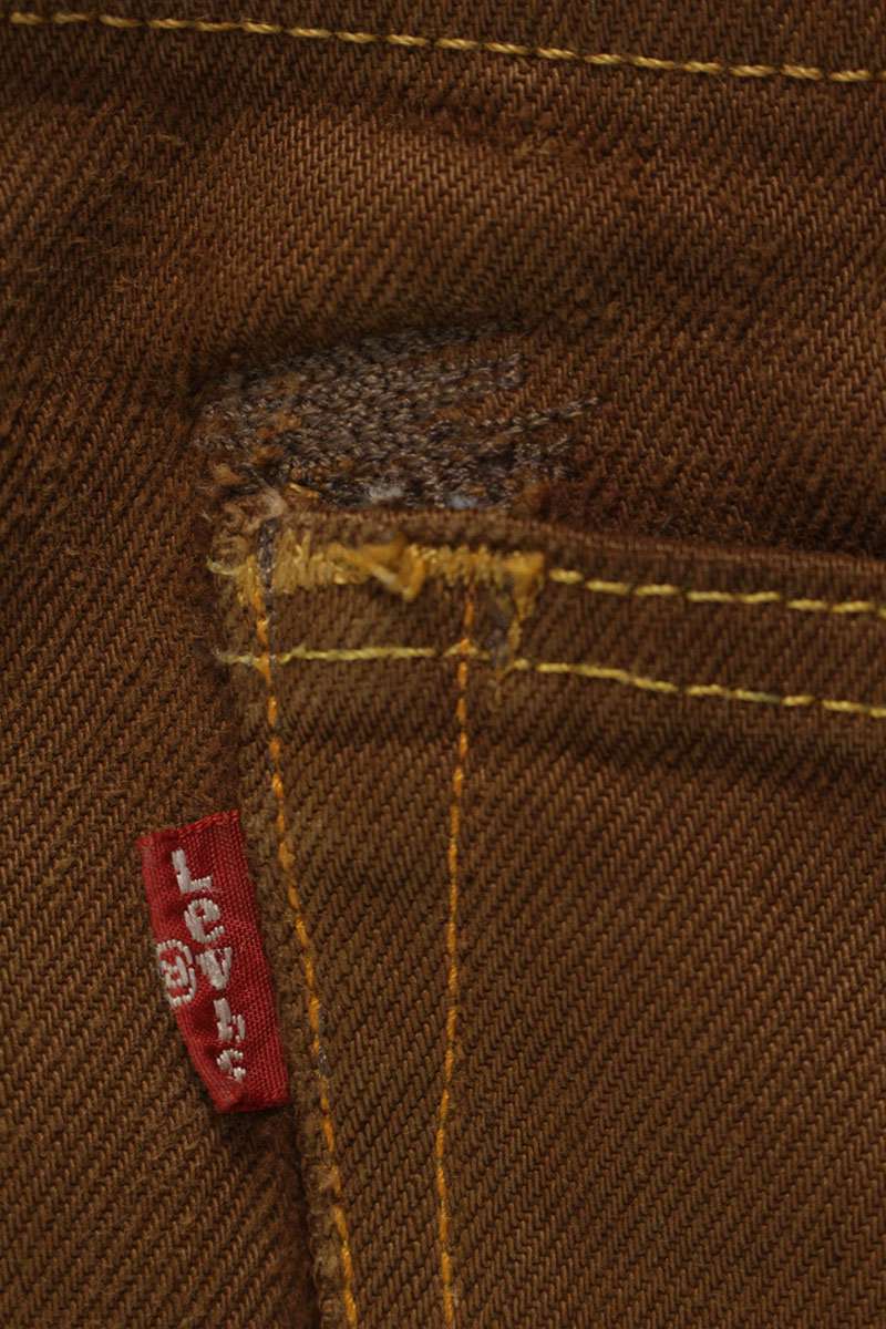 Chrome Hearts U VNTG 501 Haircalf Cross Patch Jeans Size 33