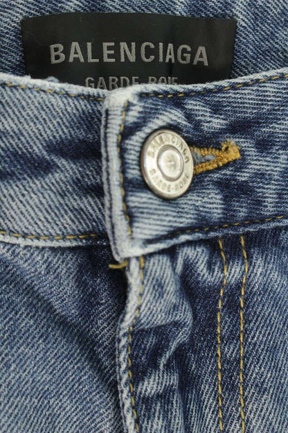 BALENCIAGA Washed Flare Denim Jeans Size 26