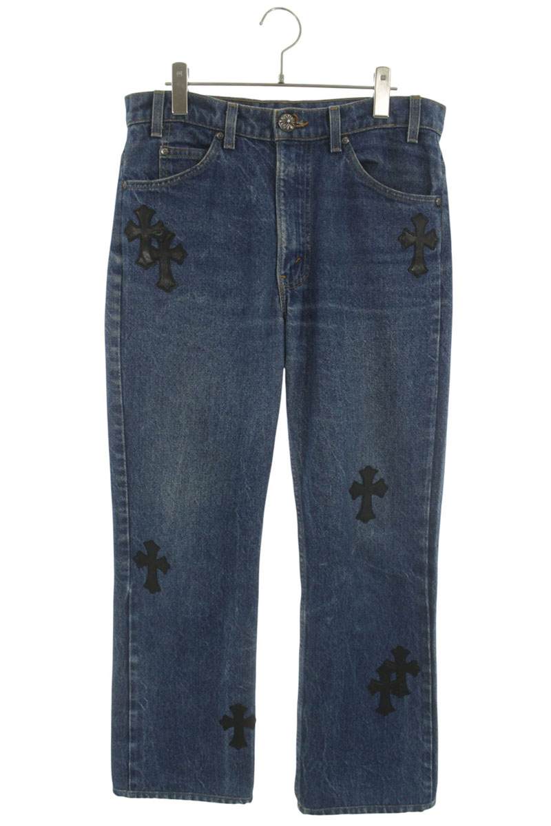 Chrome Hearts U VNTG JEAN 517 Washed Patch Jeans Size 32