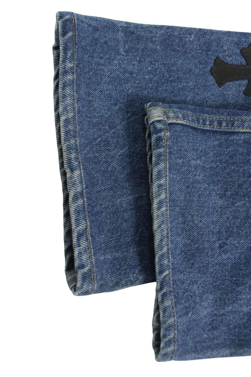 Chrome Hearts U VNTG JEAN 517 Washed Patch Jeans Size 32