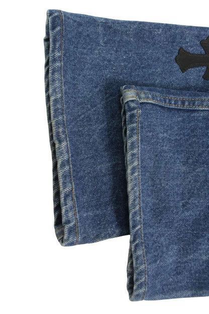 Chrome Hearts U VNTG JEAN 517 Washed Patch Jeans Size 32