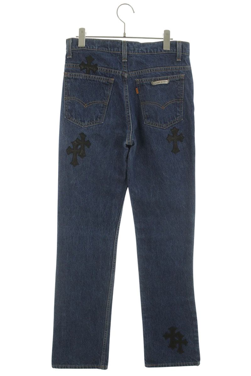 Chrome Hearts U VNTG 517 Cross Patch Washed Jeans Size 29
